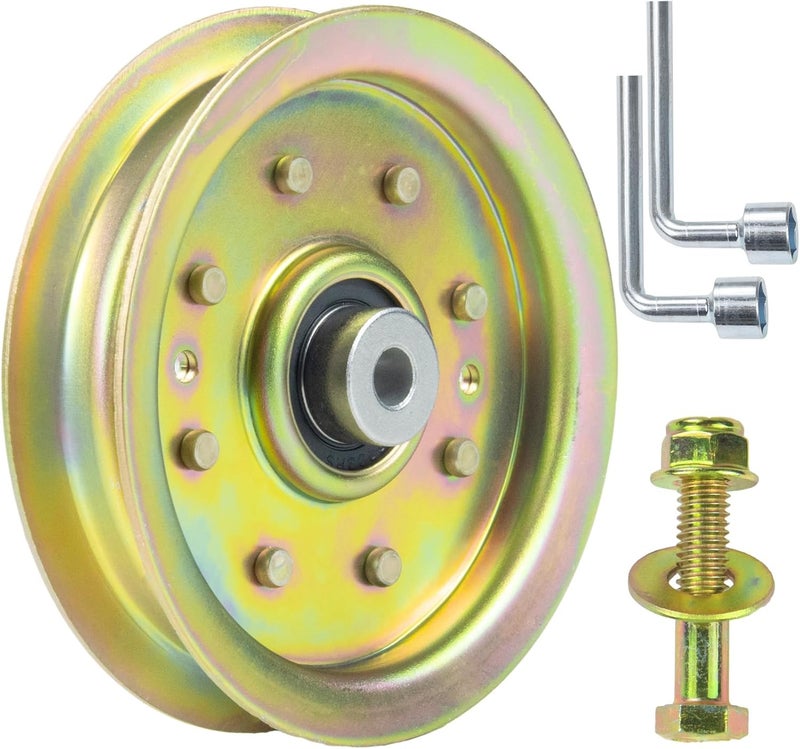 GUSUHAWK 753-08171 Idler Pulley Kit Replaces Cub Cadet 756-04129B, 756-04129, 753-08171, 753-08068 for Cub Cadet RZT 50, RZT 54, RZT 42, LT1042, LT1045, LT2000, LTX 1040, LTX 1050, SLTX 1054 Tractors - Image 1